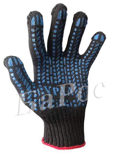 Перчатка х/б 4 нити 7.5 кл с пвх покрытием