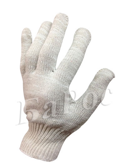 Перчатка рабочая х/б 5 нитей 10 класс с пвх