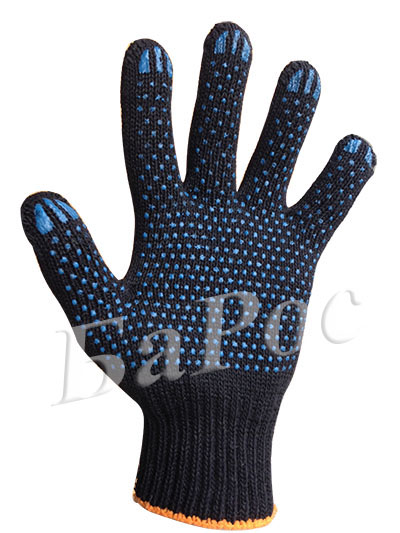 Перчатка рабочая х/б 5 нитей 7.5 класс с пвх