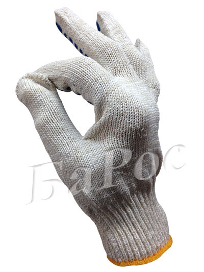 Перчатка рабочая х/б 5 нитей 10 класс с пвх