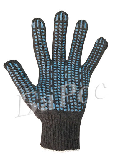 Перчатка рабочая х/б 5 нитей 10 класс с пвх