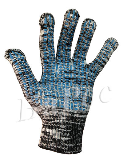 Перчатка рабочая х/б 5 нитей 10 класс с пвх