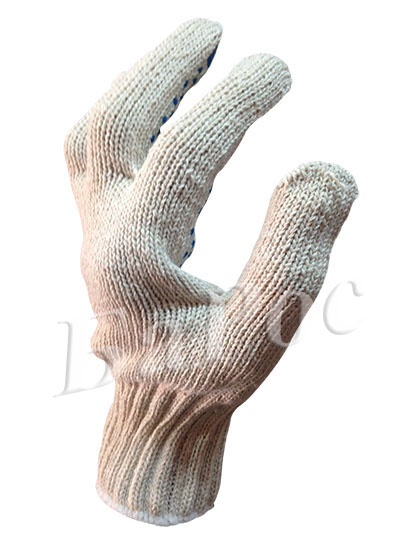 Перчатка рабочая х/б 8 нитей 7.5 класс с пвх 