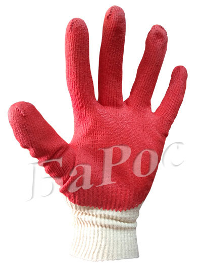 Перчатка рабочая х/б 13 класс с 1-м латексным покрытием