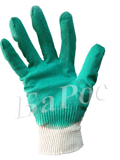 Перчатка рабочая х/б 13 класс с 1-м латексным покрытием