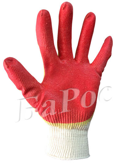Перчатка рабочая х/б 13 класс с 2-м латексным покрытием