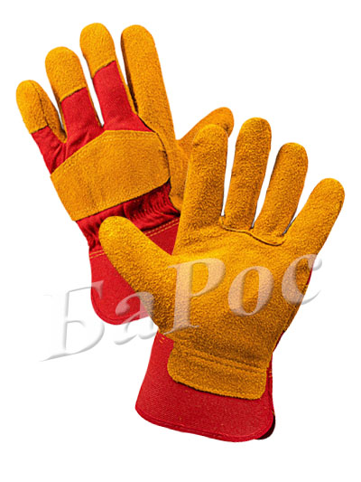 Перчатка спилковая комбинированная 