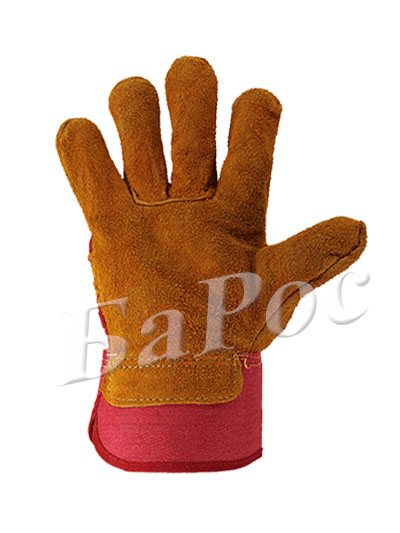 Перчатка спилковая комбинированная 