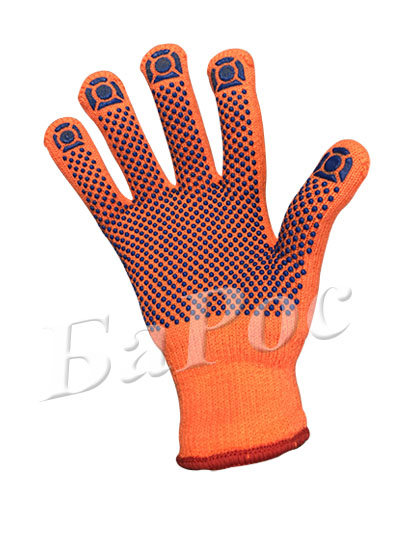 Перчатка акриловая с ПВХ