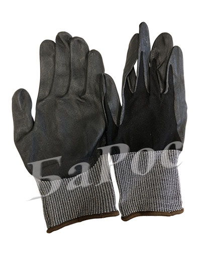 Перчатка нейлон со вспененным нитриловым покрытием 1/2 облив