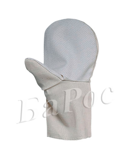 Рукавицы ХБ с ПВХ наладонником