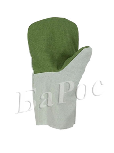 Рукавицы ХБ с брезентовым наладонником